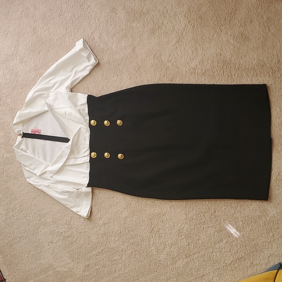 pinup couture military secretary dress